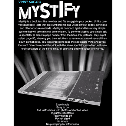 Mystify (Gimmicks and Online Instructions) by Vinny Sagoo - Trick - Image 2
