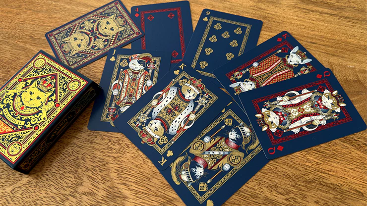 Neko Royal Blue Playing Cards - Image 4