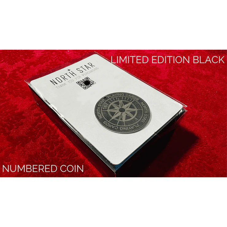 North Star Midnight Black Marked Edition (With Numbered Coin & Routines) by James Anthony - Image 6