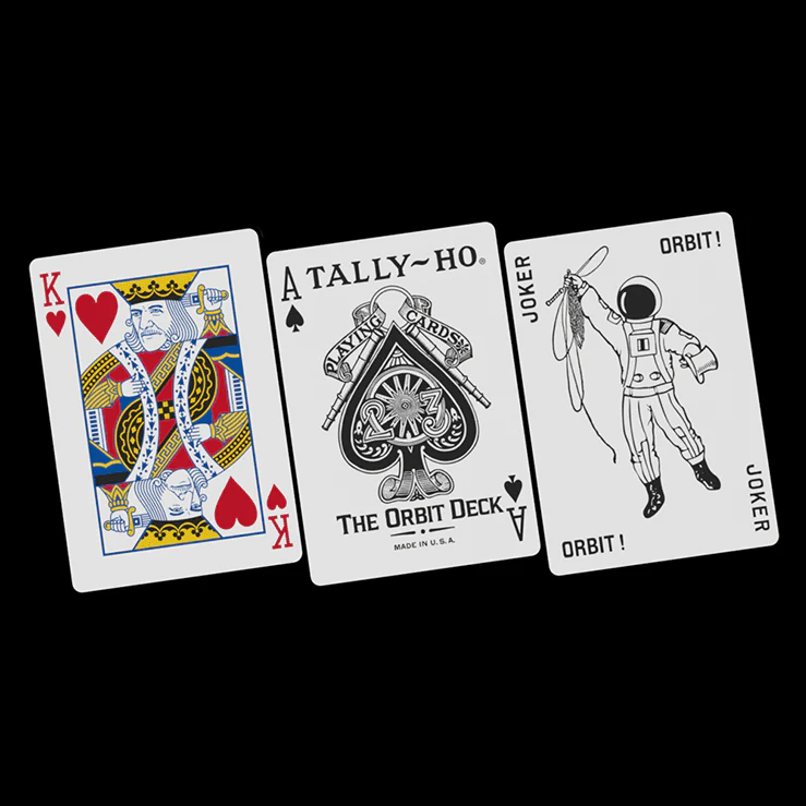 Orbit Tally Ho Circle Back (Blue) Playing Cards - Image 4