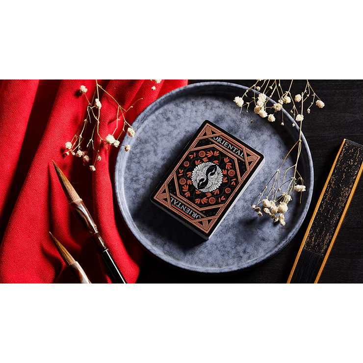 Oriental Memory Black playing Cards - Image 2
