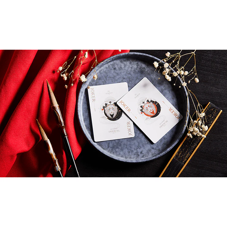Oriental Memory Black playing Cards - Image 3