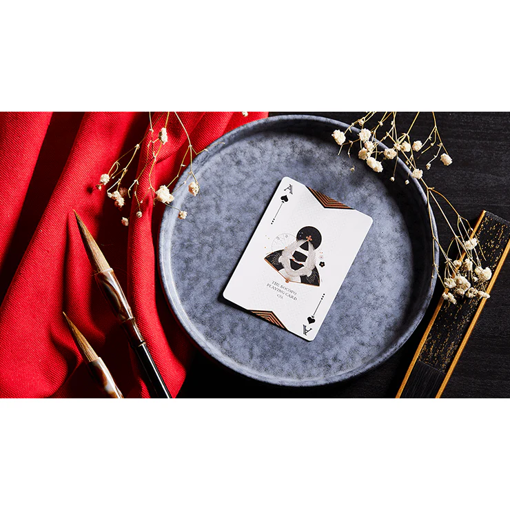 Oriental Memory Black playing Cards - Image 4