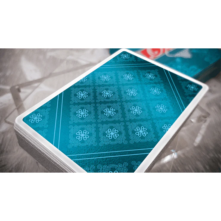 Oxalis (Teal Edition) Playing Cards - Image 2