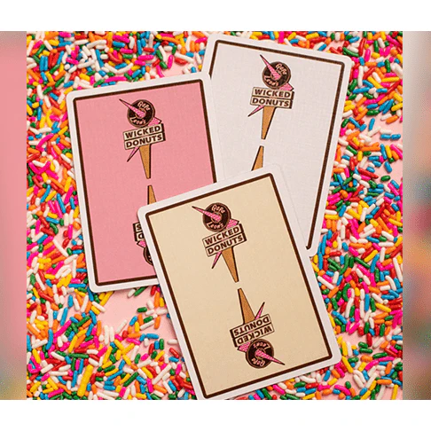 Papa Leon's Wicked Donuts (Chocolate) Playing Cards by Wounded Corner and Cam Toner - Image 2
