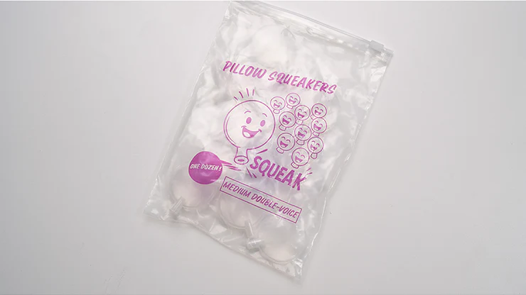 Pillow Squeaker Double Voice (12pk Medium) by Murphys Magic