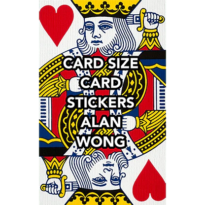 POKER Size Card Stickers by Alan Wong - Trick