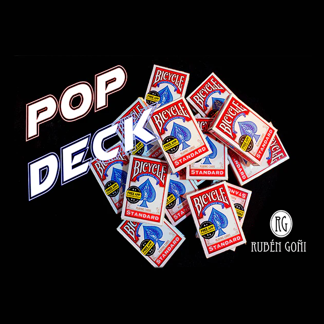 POP DECK (Gimmicks and Online Instructions) by Rubén Goñi - Trick