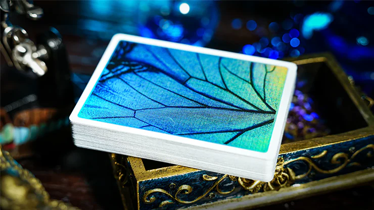 Prism Blue Morpho Playing Cards by TCC Fashion - Image 4