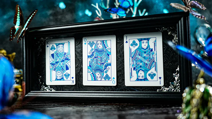 Prism Blue Morpho Playing Cards by TCC Fashion - Image 5