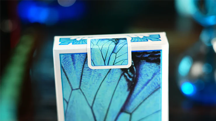 Prism Blue Morpho Playing Cards by TCC Fashion - Image 6