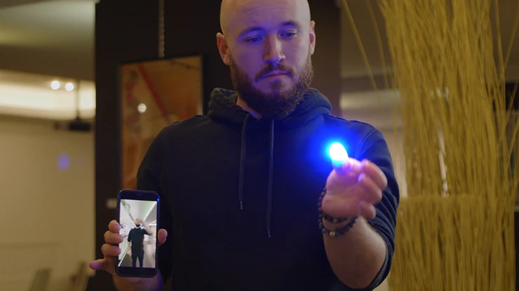 Pro Light 3.0 Blue Pair (Gimmicks and Online Instructions) by Marc Antoine - Trick - Image 6