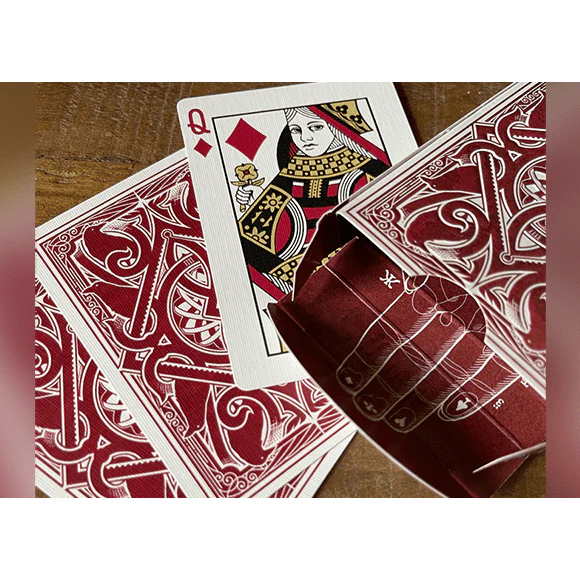 RAVN IIII (Red) Playing Cards Designed by Stockholm17 - Image 5