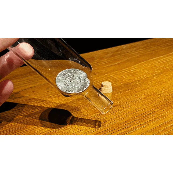 REAL COIN IN BOTTLE (HALF) by Bacon Magic - Trick - Image 2