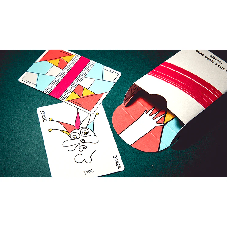 Red Stripe Playing Cards - Image 2