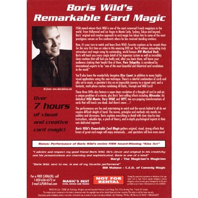 Remarkable Card Magic (3 DVD Set) by Boris Wild - DVD - Image 2