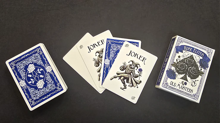 Rose Elites - Old Masters (Blue) Playing Cards - Image 4