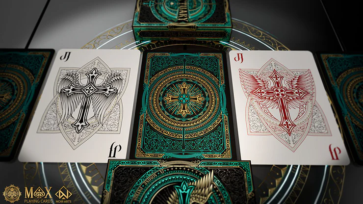 Royal Sanctuary Noble (foil) Emerald Kings Playing Cards - Image 2