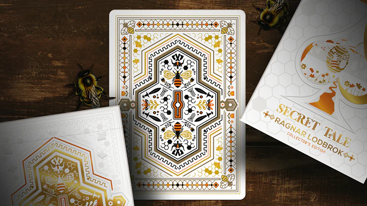 Secret Tale Ragnar White Bee Collector's  Playing Cards - Image 4