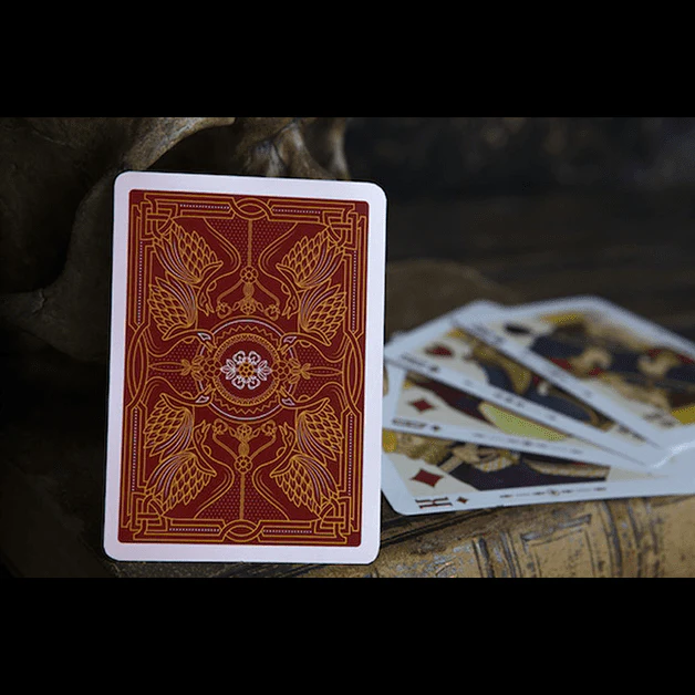 Shakespeare (Burgundy) Playing Cards - Image 2