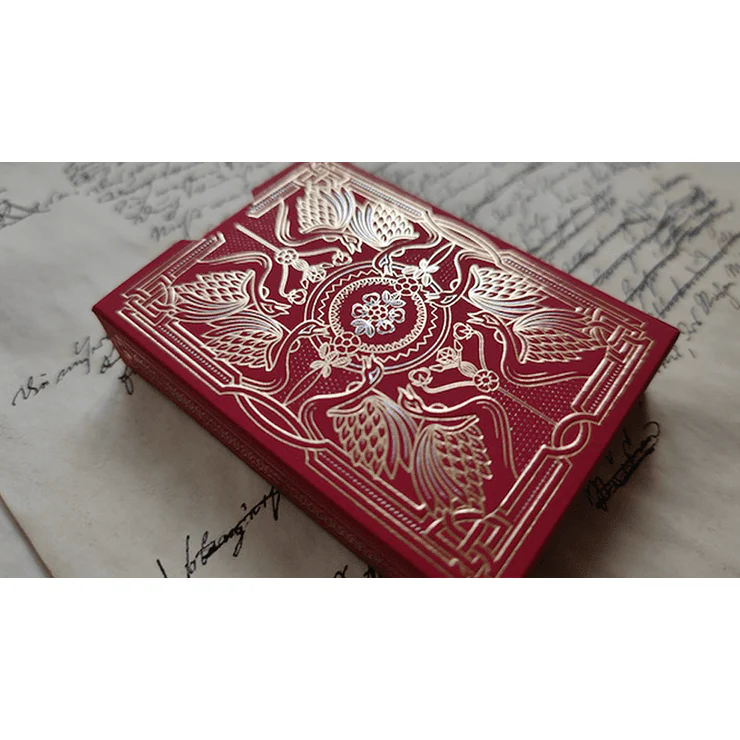 Shakespeare (Burgundy) Playing Cards - Image 4
