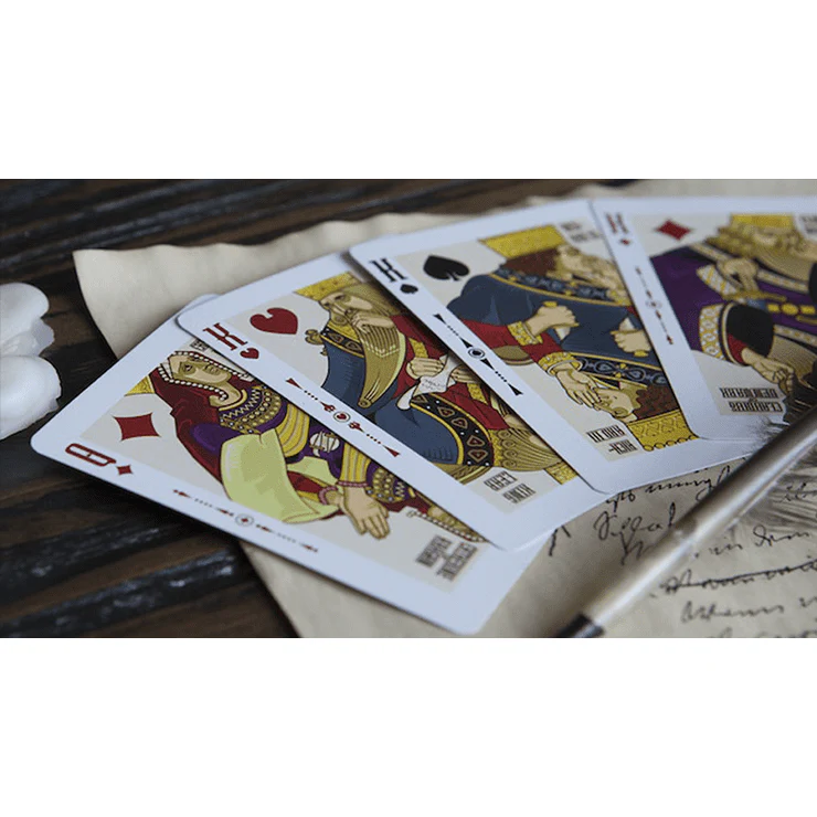 Shakespeare (Burgundy) Playing Cards - Image 5