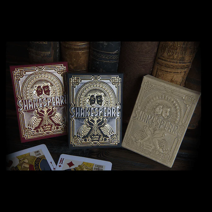 Shakespeare (Burgundy) Playing Cards - Image 6