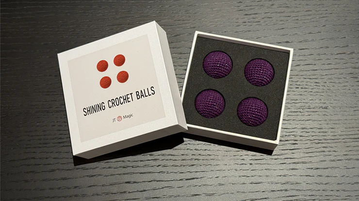 Shining Crochet Balls (Dark Purple) by JT Magic - Image 2