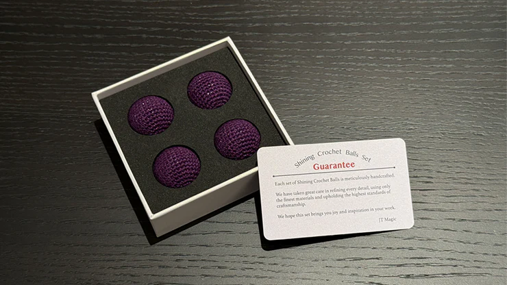 Shining Crochet Balls (Dark Purple) by JT Magic - Image 3