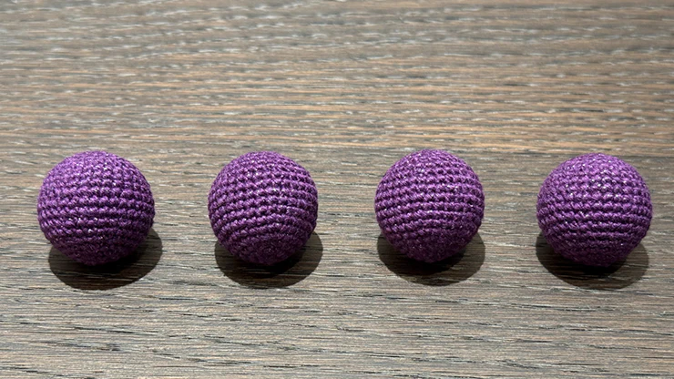 Shining Crochet Balls (Dark Purple) by JT Magic - Image 4