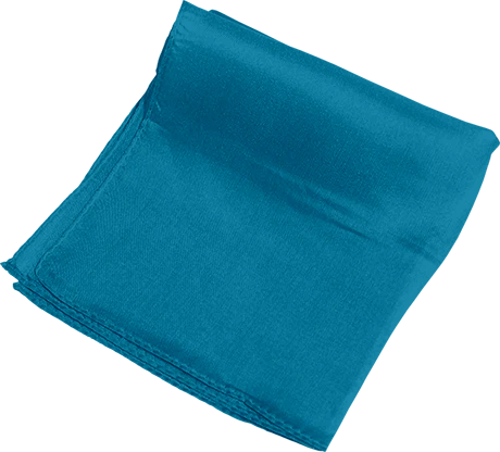 Silk 18 inch (Turquoise) Magic by Gosh - Trick