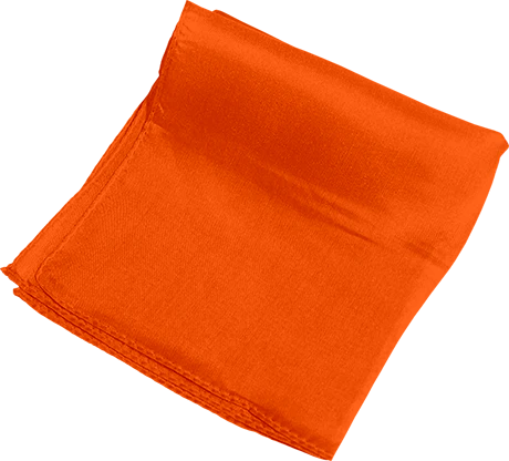Silk 9 inch (Orange) Magic by Gosh - Trick