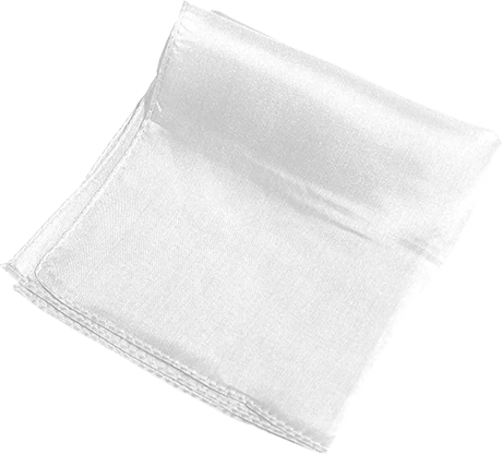 Silk 9 inch (White) Magic by Gosh - Trick