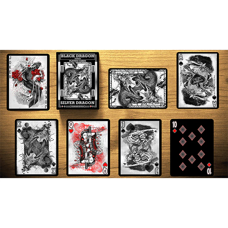 Silver Dragon (Standard Edition) Playing Cards by Craig Maidment - Image 2