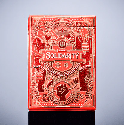 Solidarity (Loving Red) Playing Cards By Riffle Shuffle