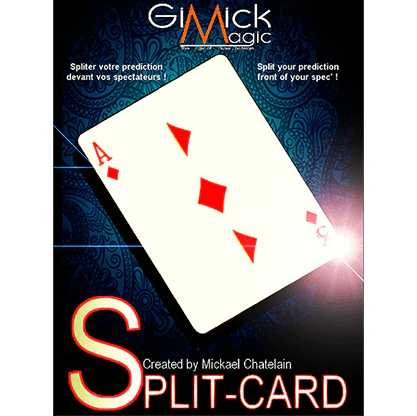 SPLIT-CARD (Red) by Mickael Chatelain - Trick