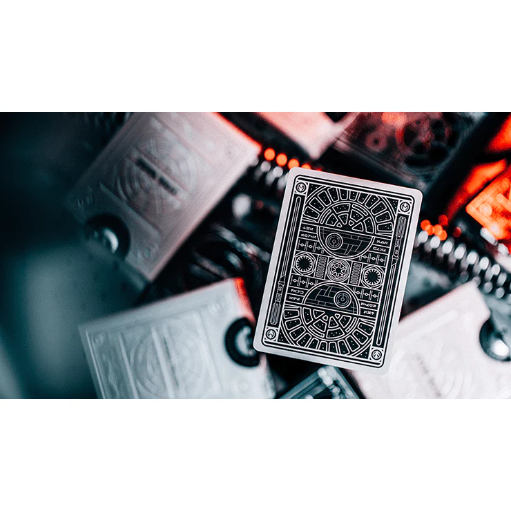 Star Wars Dark Side Silver Edition Playing Cards (Graphite Grey) by theory11 - Image 3