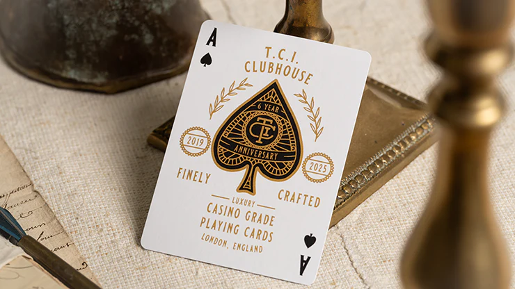 TCI Clubhouse (White) Playing Cards - Image 3