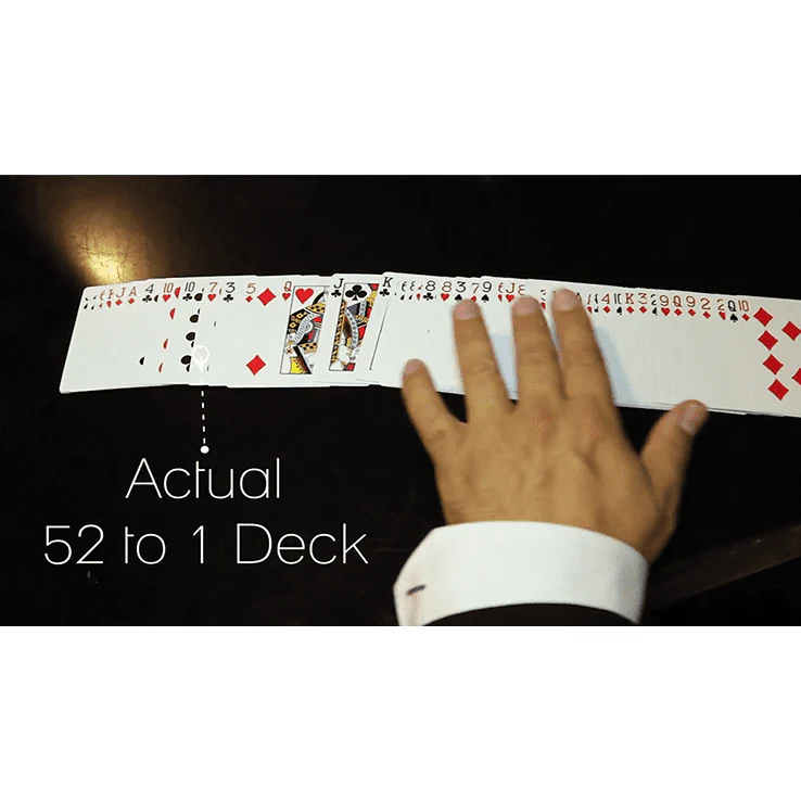The 52 to 1 Deck Red (Gimmicks and Online Instructions) by Wayne Fox and David Penn - Trick - Image 2