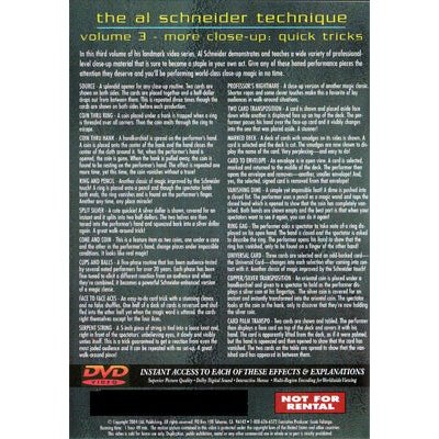 The Al Schneider Technique Vol 3: More Close up by L&L Publishing - DVD - Image 2