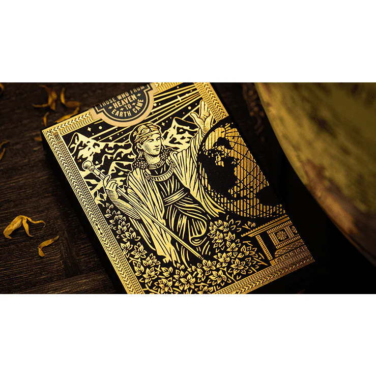 The Great Creator: Earth (Gold Foil) Edition Playing Cards by Riffle Shuffle - Image 2