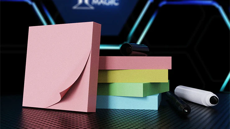 The Iarvel Magic Post-It Pad (Blue) by Iarvel Magic - Image 5