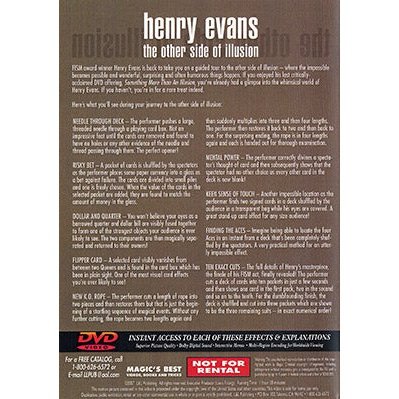 The Other Side Of Illusion Volume 2 by Henry Evans DVD - Image 2