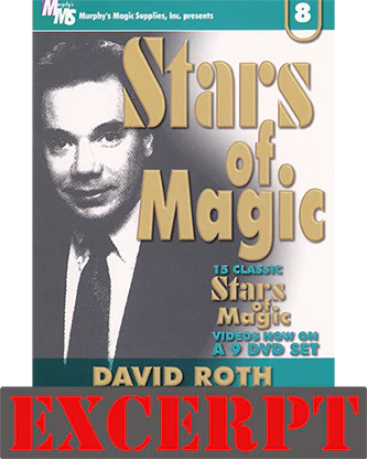 They Both Go Across video DOWNLOAD (Excerpt of Stars Of Magic #8 (David Roth))