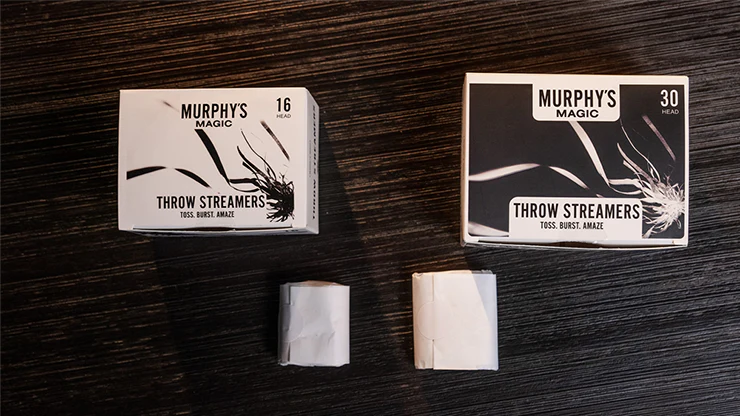 Throw Streamers 12 pk. (White / 30 Head) by Murphy's Magic - Image 3