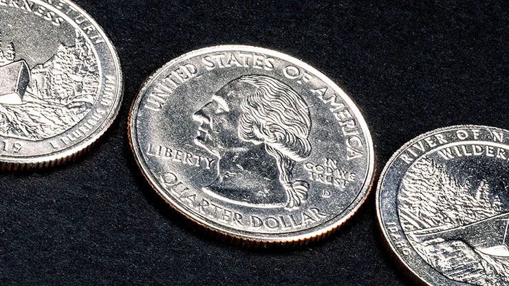 Triad Coins (Quarter) by Joshua Jay and Vanishing Inc. - Image 2