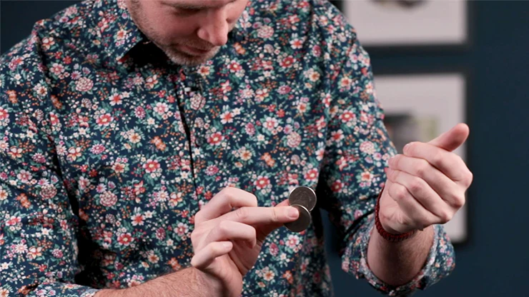 Triad Coins (US Gimmick and Online Video Instructions) by Joshua Jay and Vanishing Inc. - Trick - Image 2