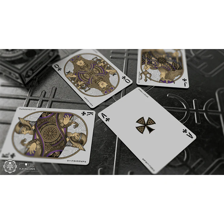 Valhalla Viking Emerald (Standard) Playing Cards - Image 3