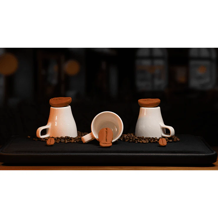 VULPINE Creations - Amazing Coffee Cups and Beans (Gimmicks and Online Instructions) by Adam Wilber - Trick - Image 3