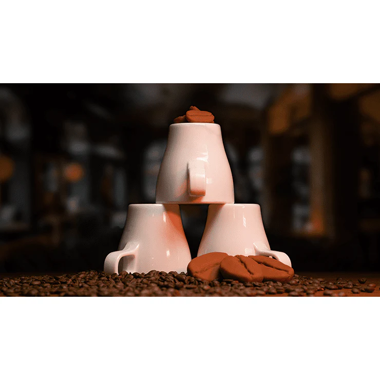VULPINE Creations - Amazing Coffee Cups and Beans (Gimmicks and Online Instructions) by Adam Wilber - Trick - Image 4
